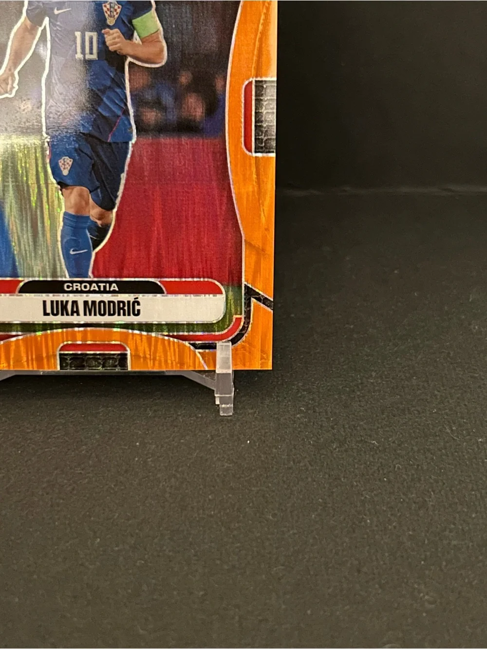 Panini Prizm Trading Card - Orange and Blue